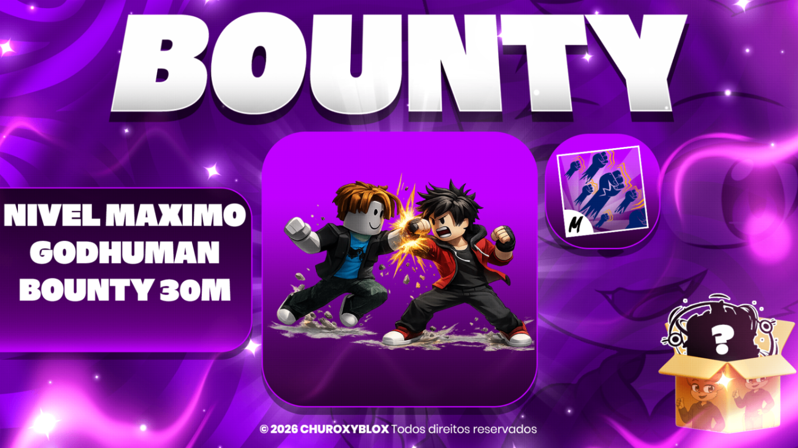 NIVEL MAXIMO + 30M BOUNTY + GODHUMAN