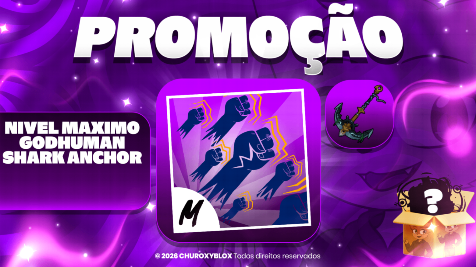 NIVEL MAXIMO + GODHUMAN + SHARK ANCHOR