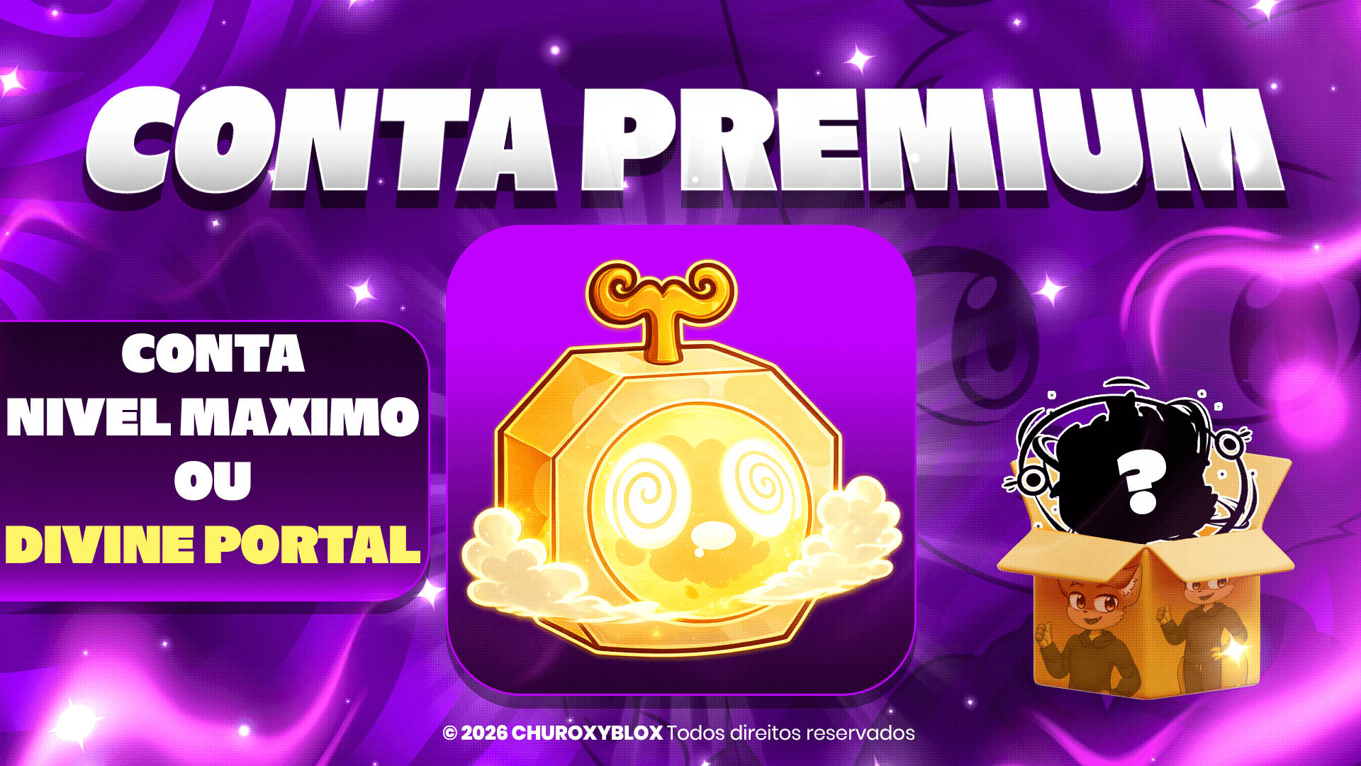DIVINE PORTAL OU CONTA DE BLOX FRUITS!!!
