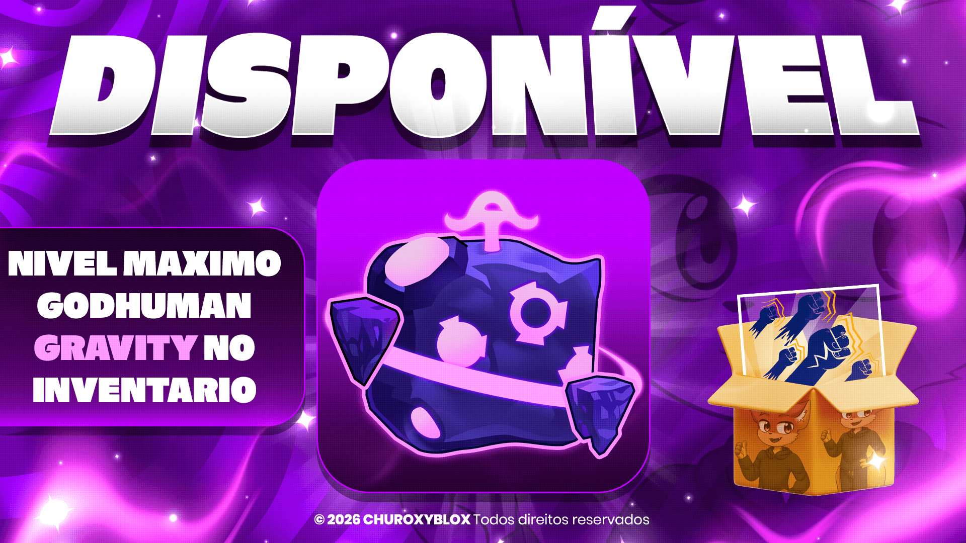 NIVEL MAXIMO + GODHUMAN + GRAVITY NO INVENTARIO
