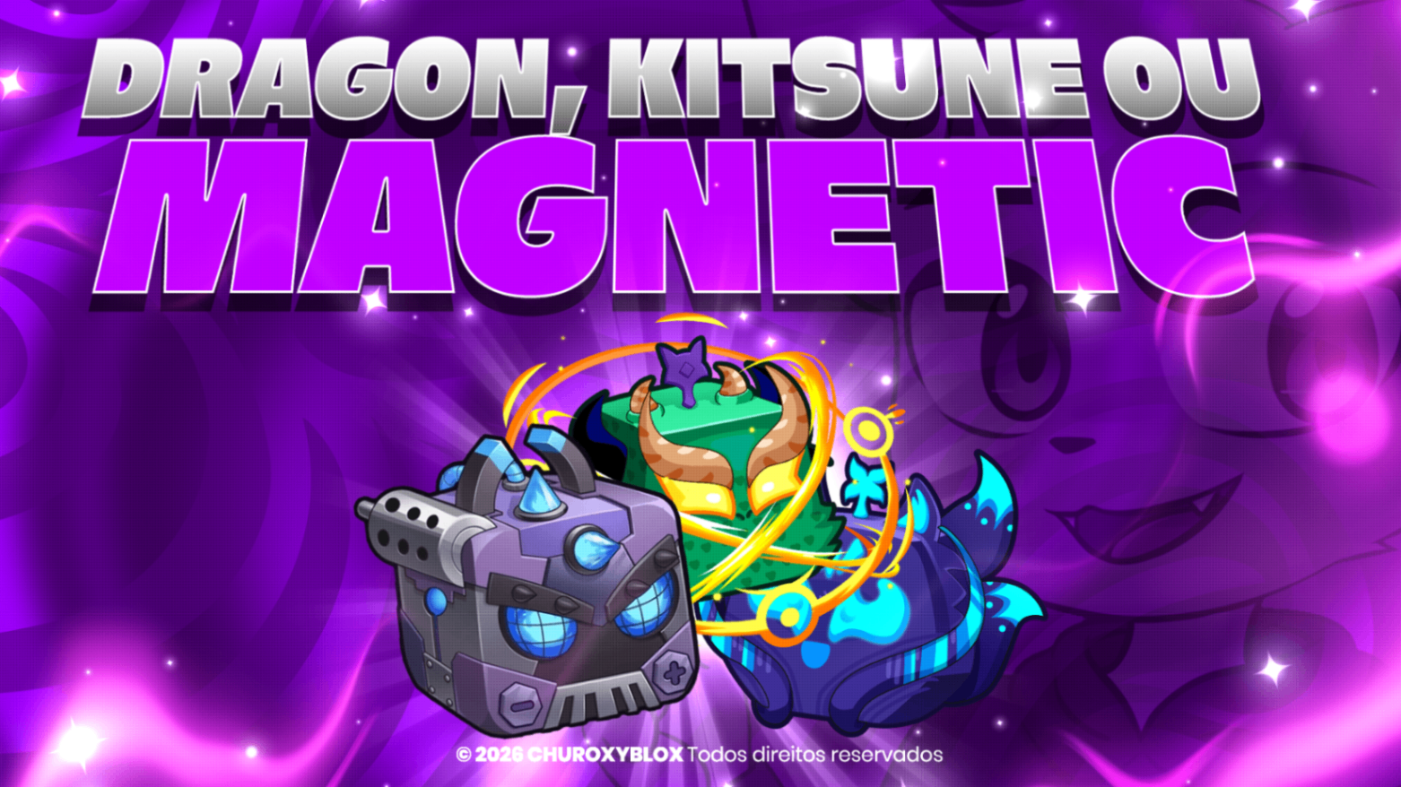 🐲🦊🔩 DRAGON, KITSUNE OU MAGNETIC NO INVENTARIO