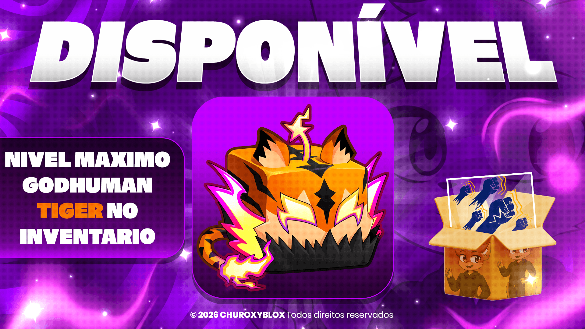 NIVEL MAXIMO + GODHUMAN + TIGER NO INVENTARIO