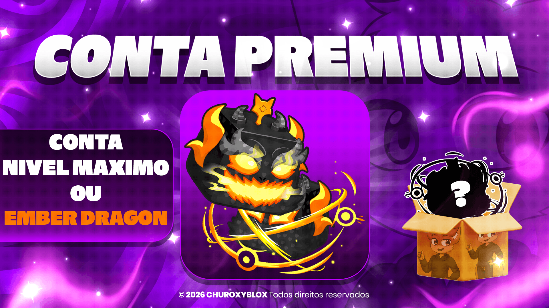 EMBER DRAGON OU CONTA DE BLOX FRUITS!!!