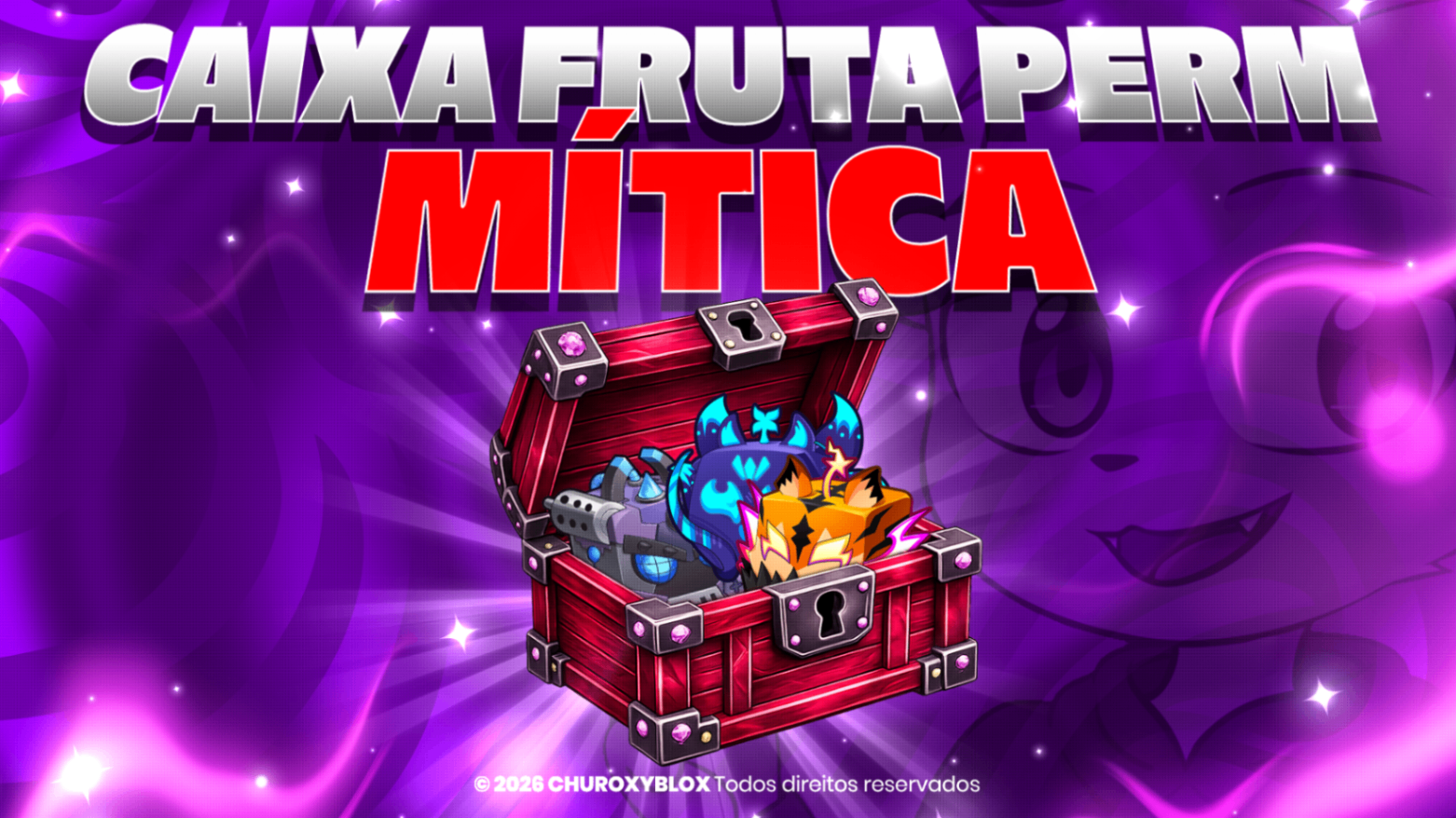 CAIXA DE FRUTAS PERMANENTES MITICA ( GARANTIDO )