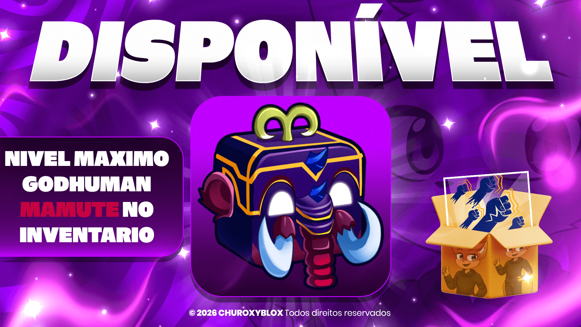 NIVEL MAXIMO + GODHUMAN + MAMUTE NO INVENTARIO