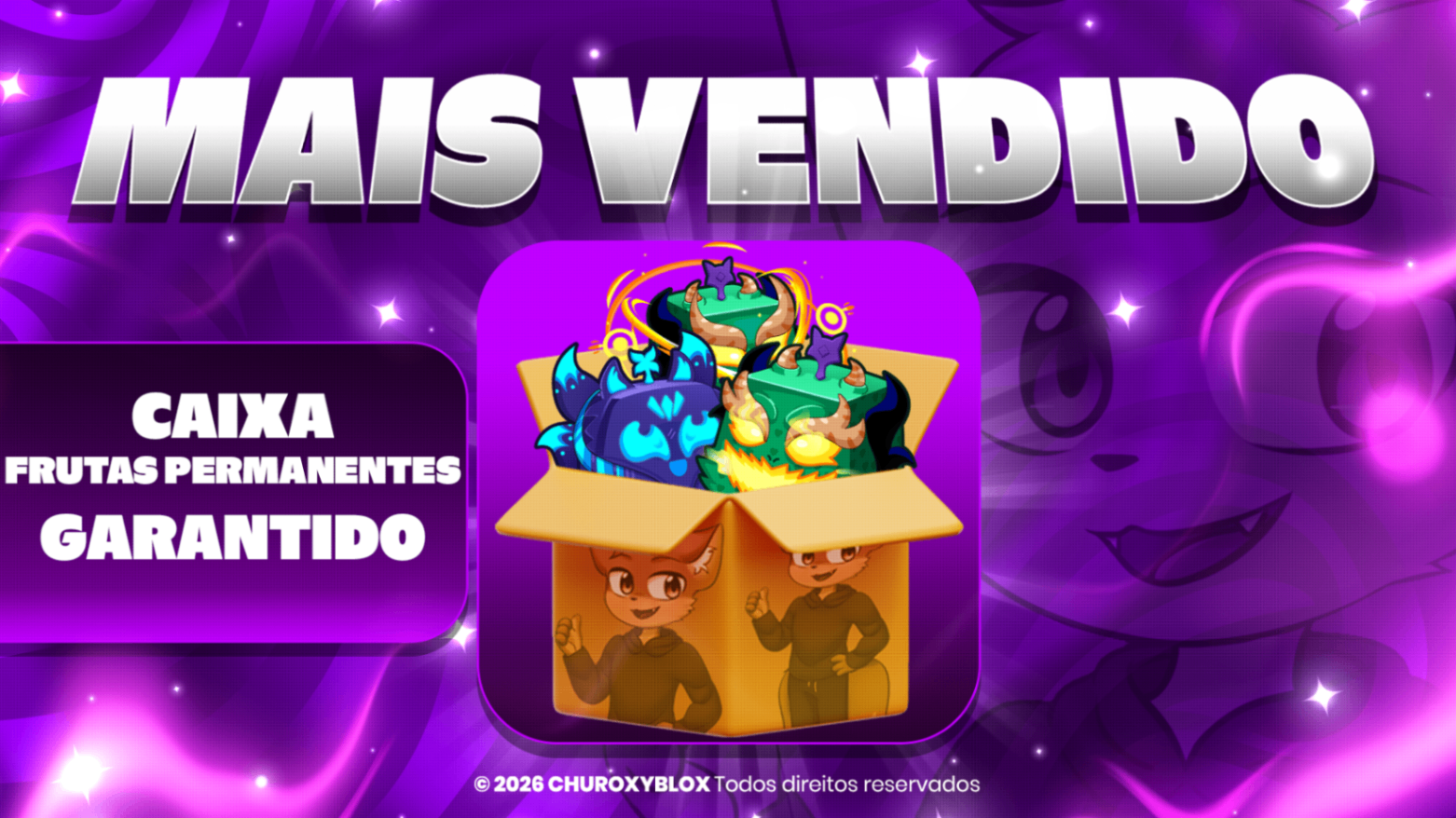 🎁 CAIXA FRUTAS PERMANENTE GARANTIDO (100% GARANTIDO🍀) GANHE FRUTAS PERMANENTES BLOX FRUITS