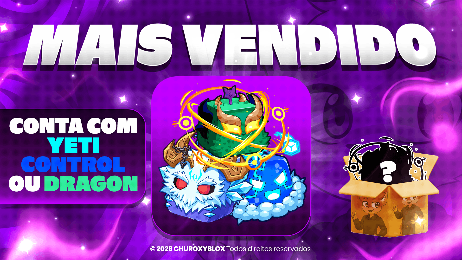 🐉🌀❄️ DRAGON, CONTROL OU YETI NO INVENTARIO!!!