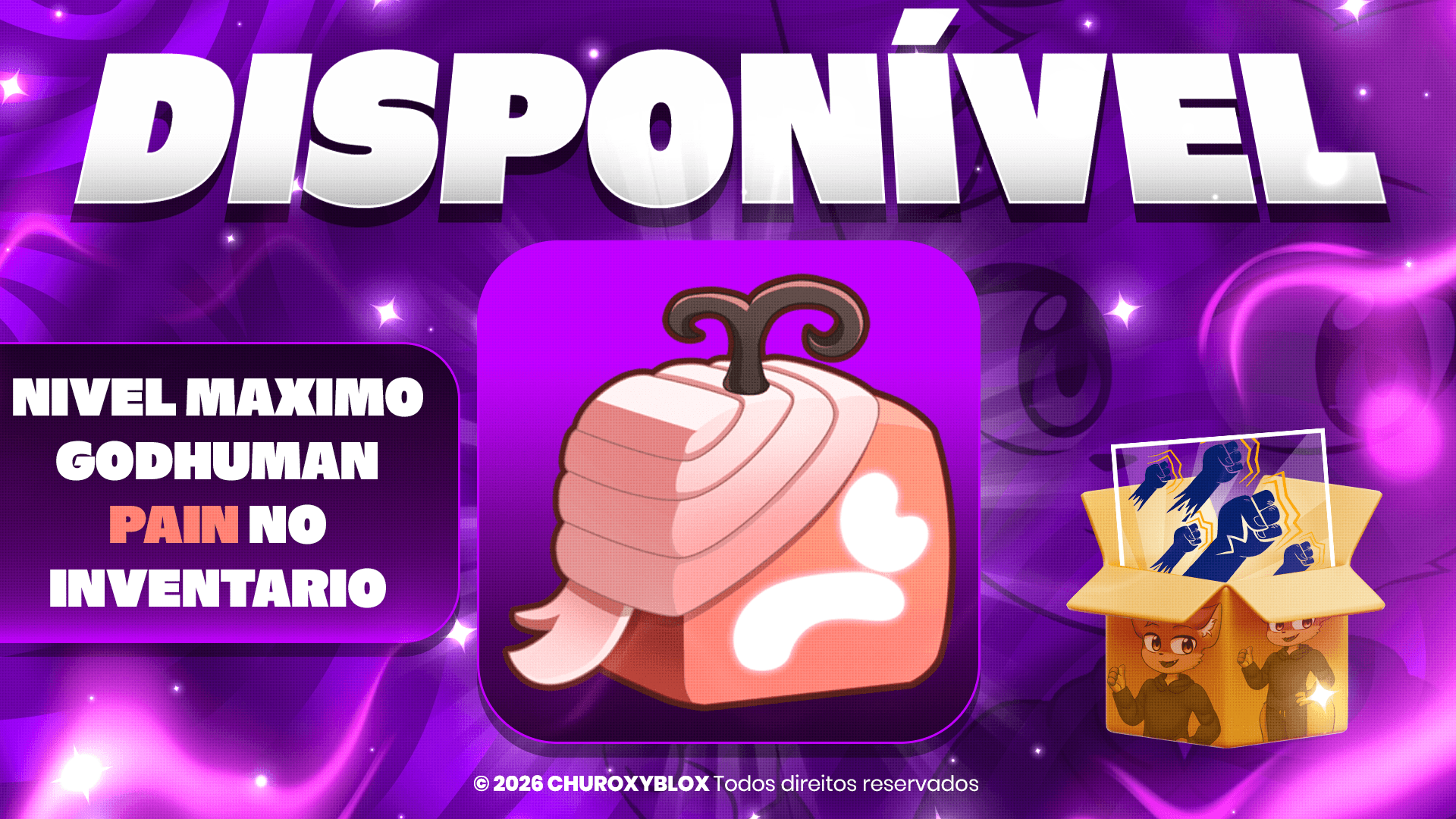 NIVEL MAXIMO + GODHUMAN + PAIN NO INVENTARIO
