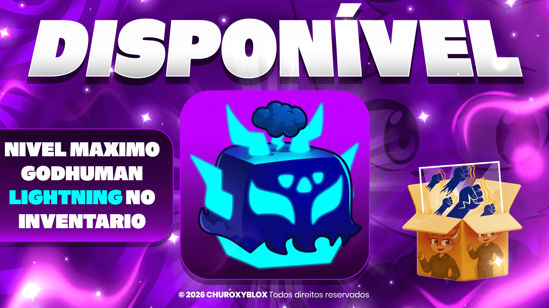 NIVEL MAXIMO + GODHUMAN + LIGHTNING NO INVENTARIO