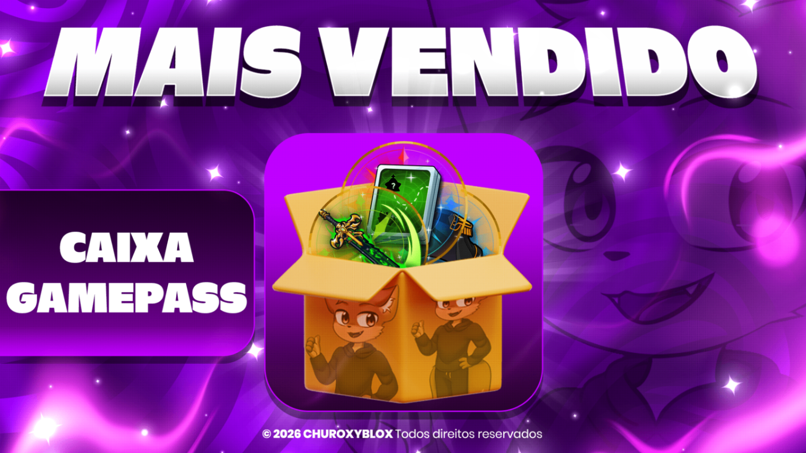 🎁 CAIXA GAMEPASS (SORTE🍀) GANHE GAMEPASS BLOX FRUITS