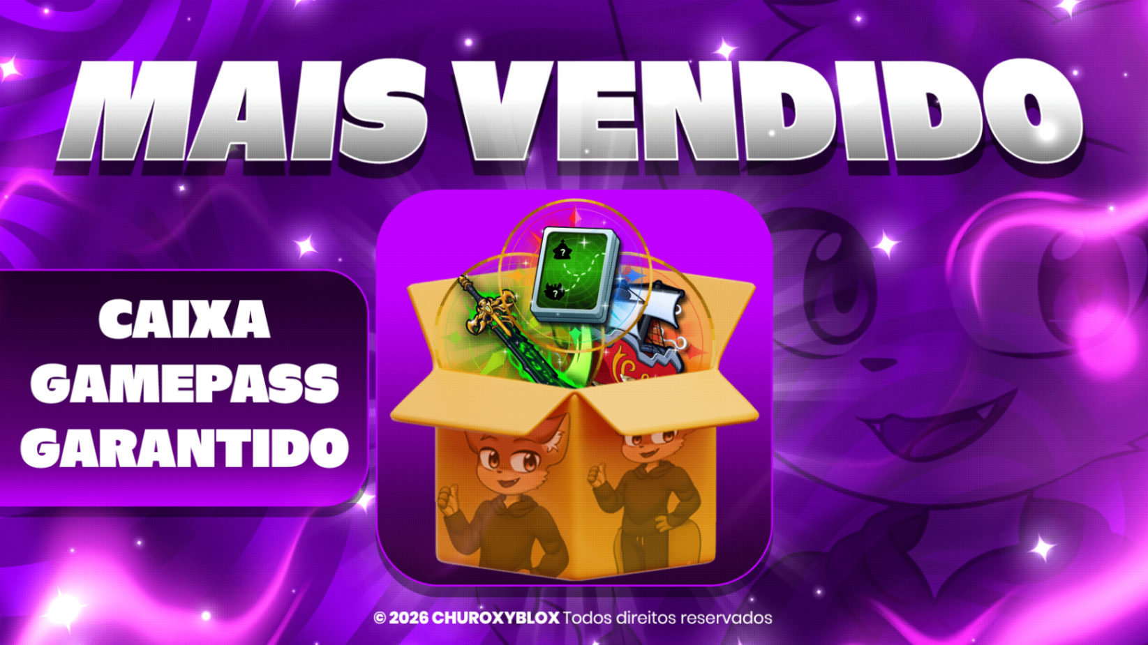 🎁 CAIXA GAMEPASS GARANTIDO (100% GARANTIDO🍀) GANHE GAMEPASS BLOX FRUITS