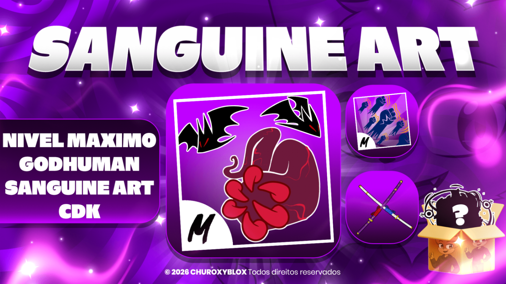 NIVEL MAXIMO + GODHUMAN + CDK + SANGUINE ART