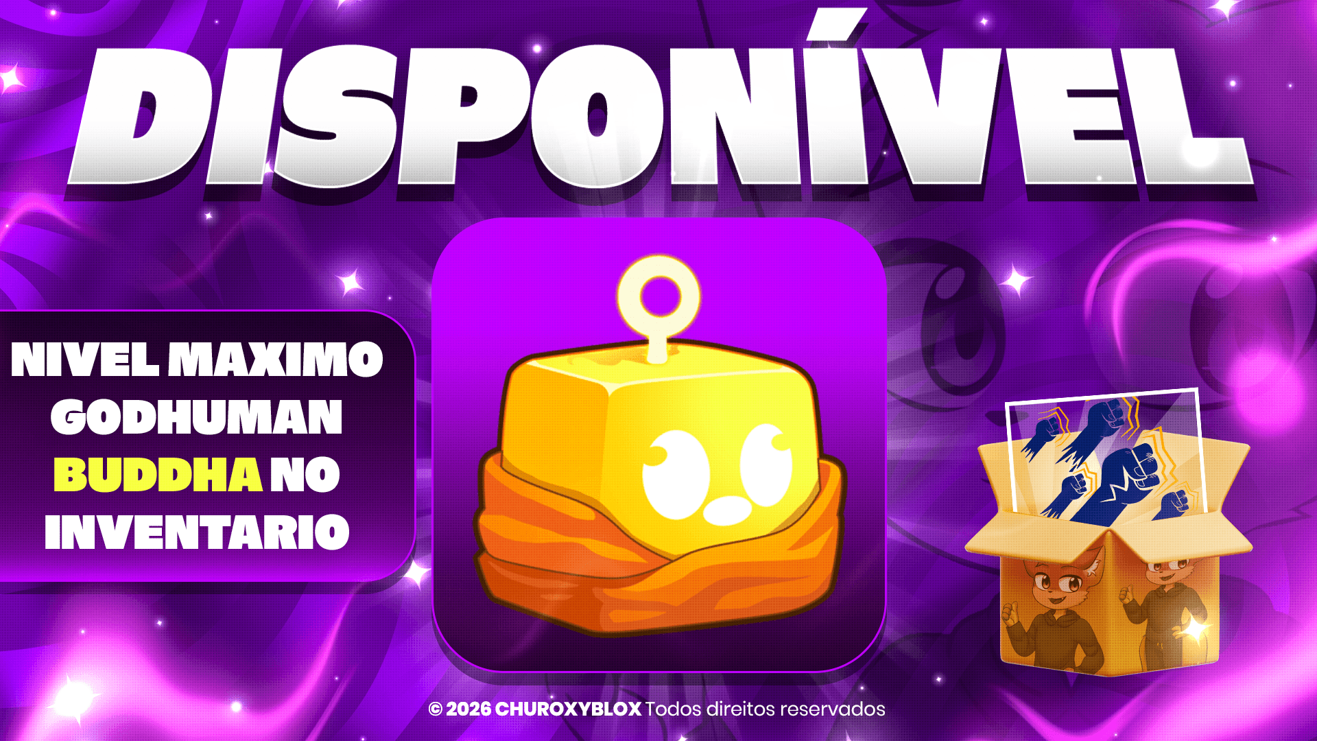 NIVEL MAXIMO + GODHUMAN + BUDDHA NO INVENTARIO